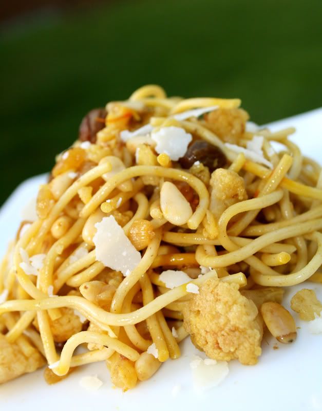 Inspired Bites Sicilian Pasta with Cauliflower